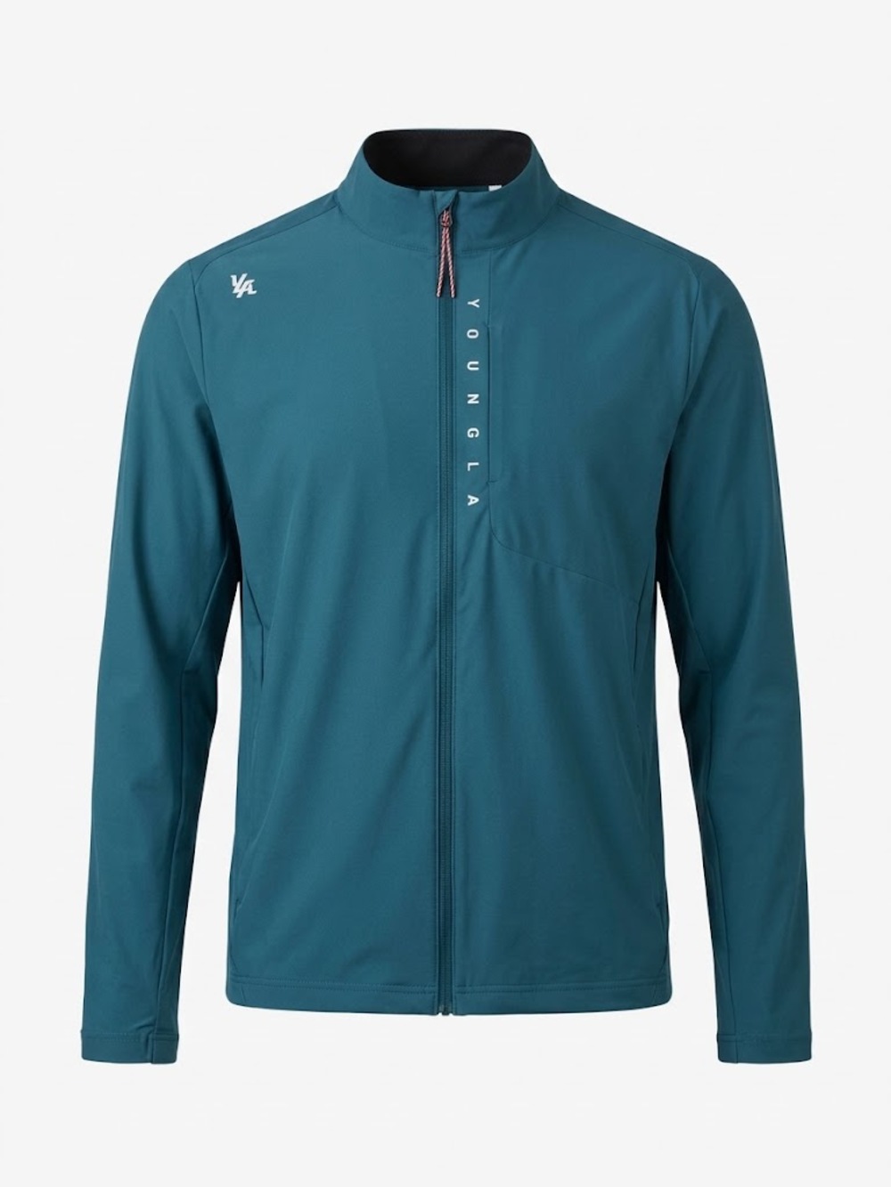 YoungLA Men’s Teal Performance Training Jacket Full Zip NWT